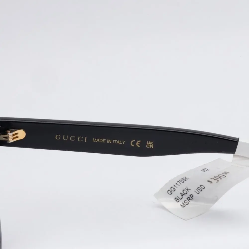 Gucci GG1175/002 Sunglasses Black 56mm